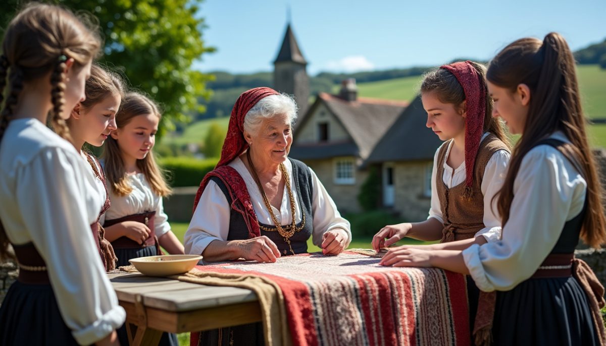 découvrez comment « maman kevrenn » transmet les costumes bretons et les traditions de poullaouen à auray, en inspirant les nouvelles générations à préserver ce riche patrimoine culturel.