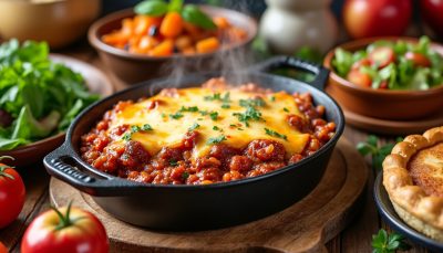 découvrez notre recette facile et savoureuse de gratin sloppy joe au fromage fondant, un dîner réconfortant parfait pour toute la famille. simple à préparer et irrésistiblement gourmand !