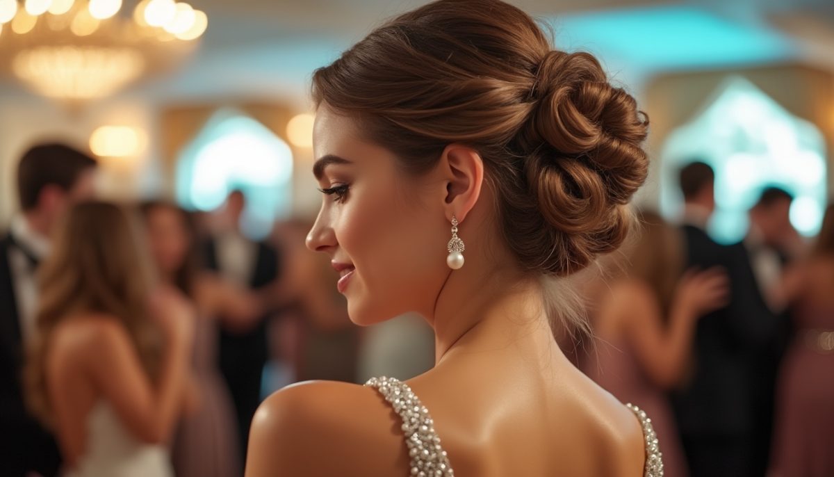 découvrez la coiffure parfaite pour le bal de promo, qui reste impeccable même après 6 heures de danse, sans qu'une seule mèche ne bouge.