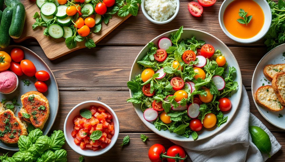 découvrez notre recette incontournable de salade d'été, fraîche et savoureuse, parfaite pour vos repas légers et estivaux.