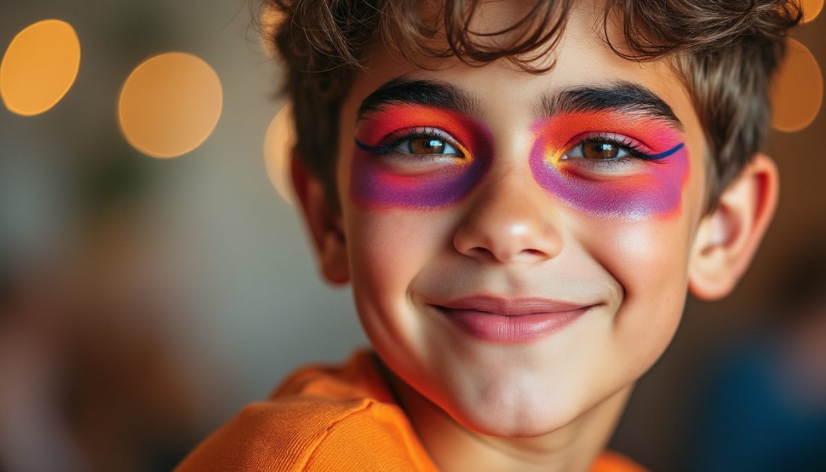 découvrez le maquillage garçon parfait pour déguisement, résistant toute la soirée sans couler. astuces et produits pour un look impeccable du début à la fin.
