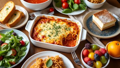 découvrez notre recette facile et savoureuse de spaghetti au four, idéale pour des repas rapides et gourmands lors de vos soirées de semaine chargées.
