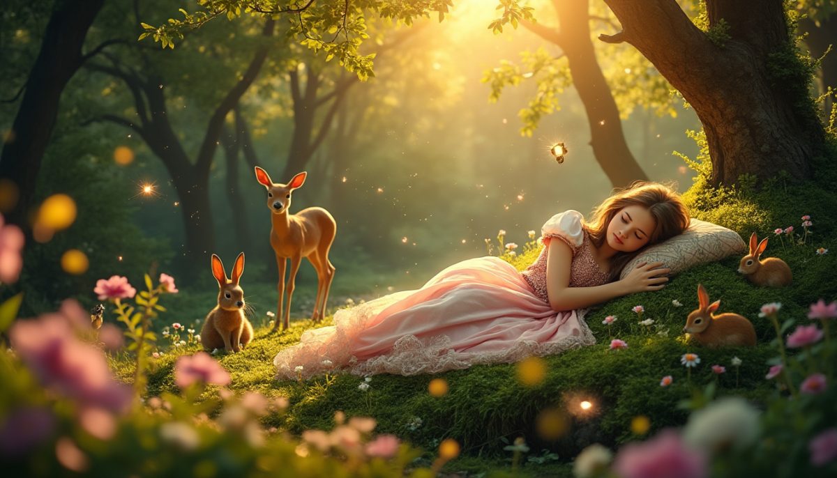 vivez un été enchanteur avec « la belle au bois dormant » de ma mère l’oye, une plongée magique dans l'univers féerique des contes traditionnels.