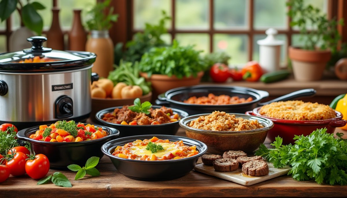 découvrez comment préparer un dîner savoureux en cocotte mijoteuse avec seulement 5 ingrédients et un minimum de préparation. un repas facile, rapide et délicieux pour tous les jours.