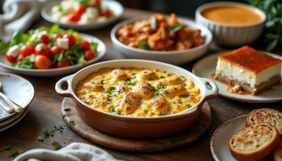 découvrez notre recette facile de gratin de poulet et orzo crémeux, idéale pour des soirées chargées. un plat savoureux, rapide à préparer et parfait pour toute la famille.