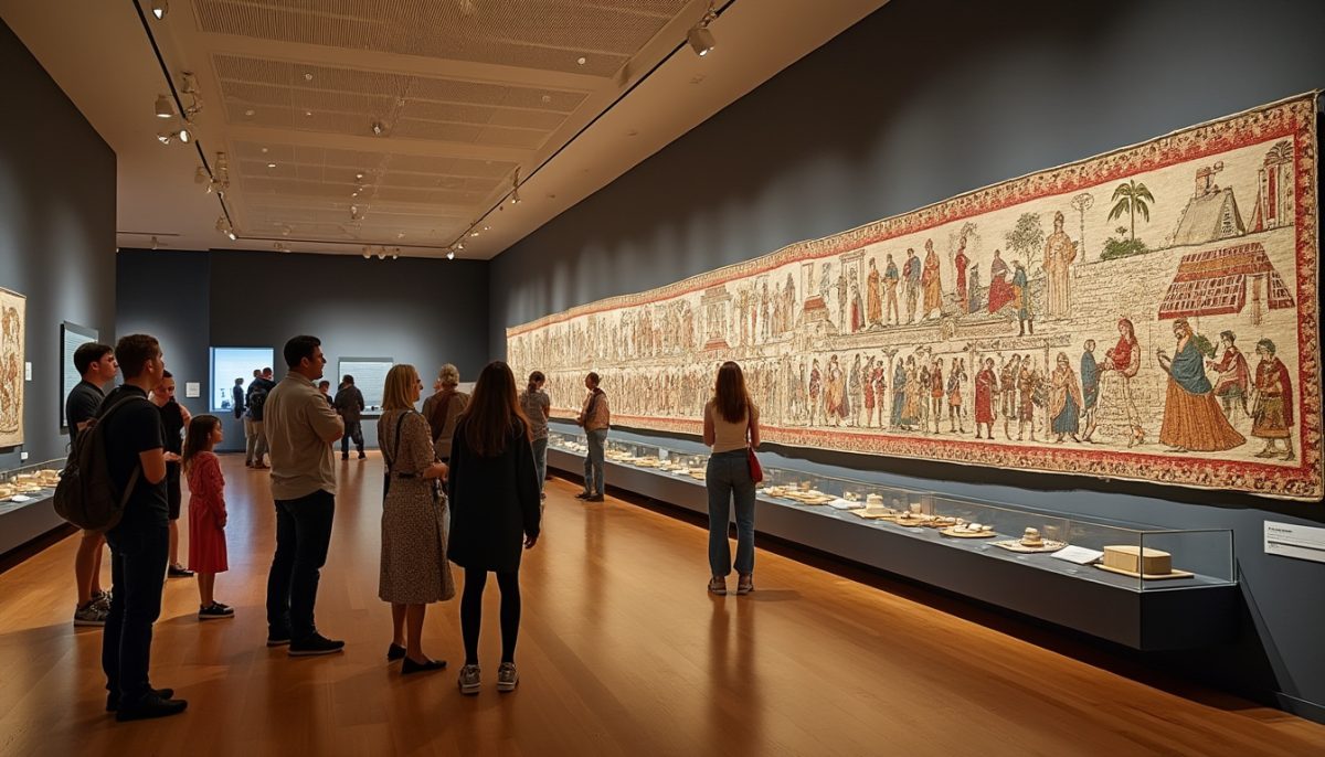 découvrez l'exposition exceptionnelle de la tapisserie de bayeux au british museum, un prêt unique organisé par la france pour mettre en lumière ce trésor historique médiéval.
