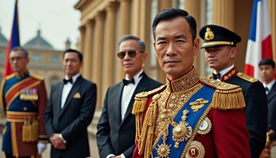 découvrez le voyage d'état du roi rama x en france, une visite symbolique mettant en lumière la grandeur et la richesse culturelle de la thaïlande.