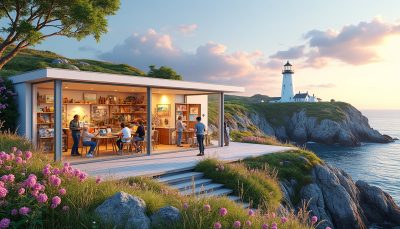 découvrez l'atelier pioka à plouguerneau, un véritable phare de créativité où l'innovation artistique prend vie au cœur de la bretagne.