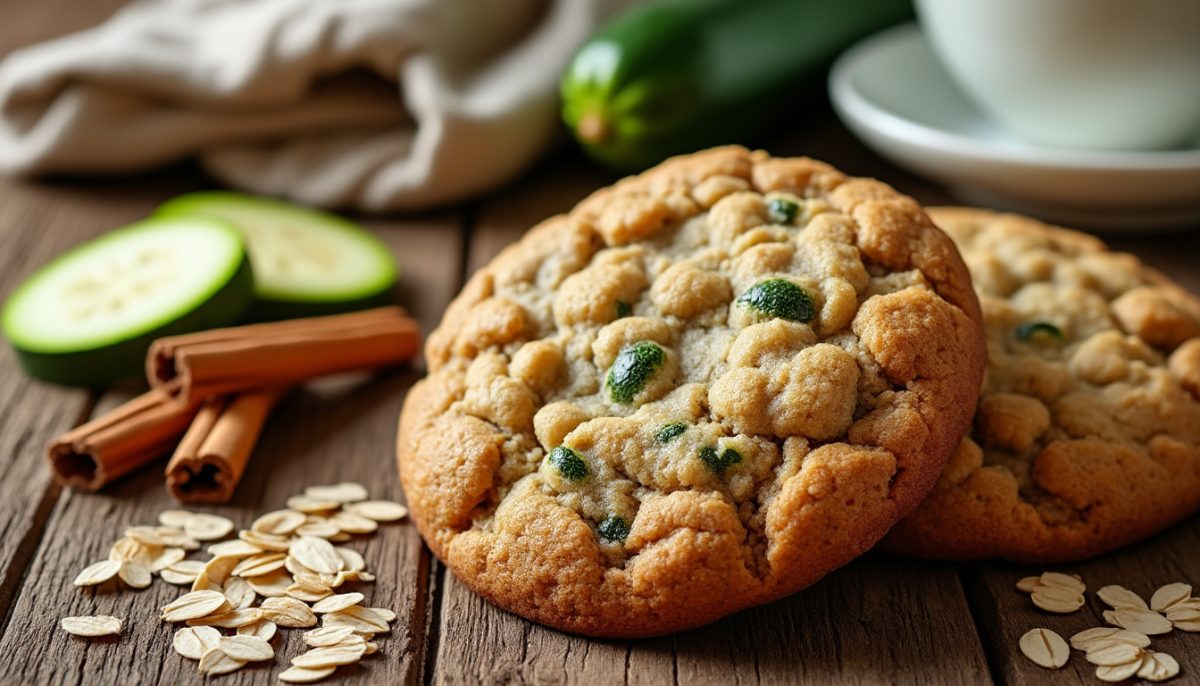 découvrez notre recette facile de biscuits moelleux à la courgette et aux flocons d'avoine, parfaits pour une collation saine et gourmande.