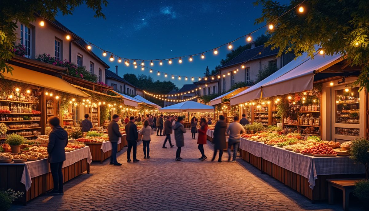 découvrez la 16e édition du marché aux étoiles ce soir à veules-les-roses, un événement magique organisé par l’association ttv culture et loisirs pour toute la famille.