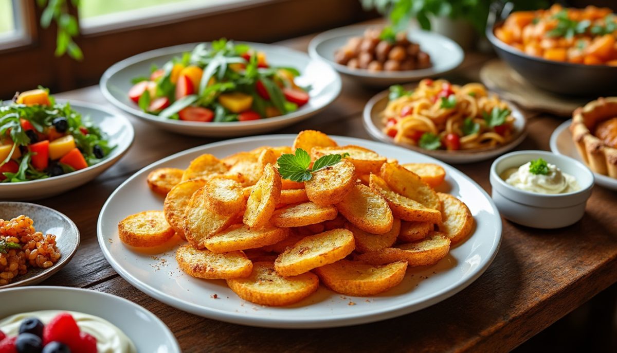 découvrez la recette gourmande des croustillantes pommes de terre en quartiers, comme au restaurant, à préparer facilement chez vous pour un repas savoureux.
