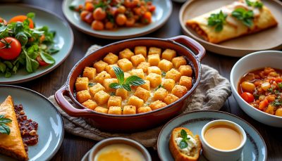 découvrez notre recette rapide et savoureuse de gratin de tater tots, le plat parfait pour vos soirées pressées alliant gourmandise et simplicité.