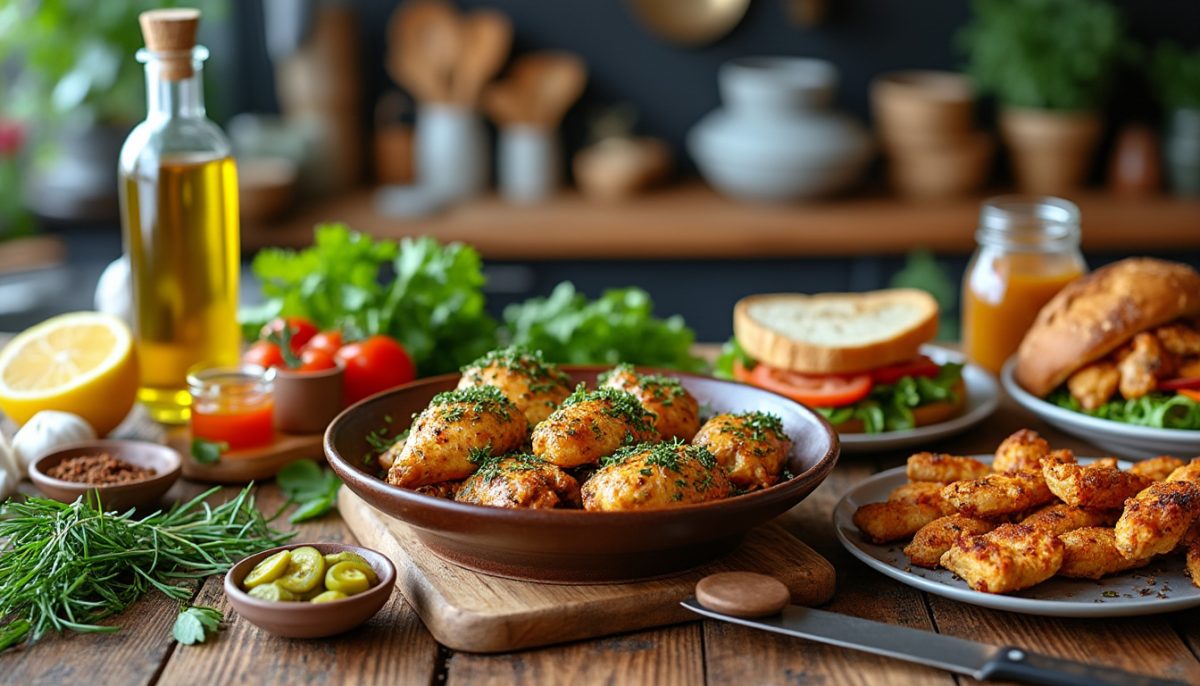 découvrez le secret d'un sandwich au poulet parfait grâce à cette marinade incontournable qui sublime la saveur et la tendreté de votre poulet.