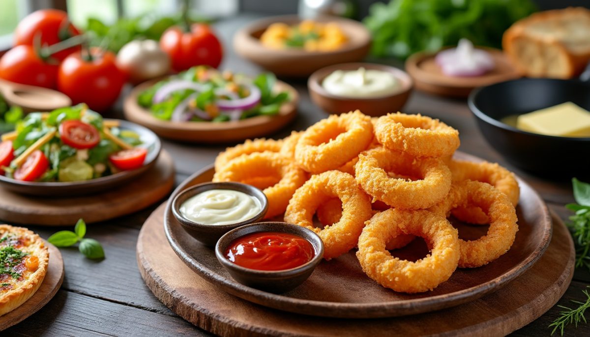découvrez le secret pour réussir des rondelles d'oignon croustillantes et savoureuses, sans utiliser de friteuse. une recette simple et gourmande à essayer absolument !