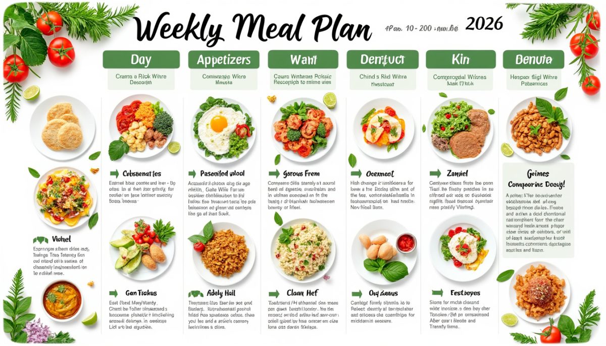 découvrez notre plan repas hebdomadaire du 10 au 16 août 2026, avec des idées de menus équilibrés et faciles à préparer pour toute la semaine.