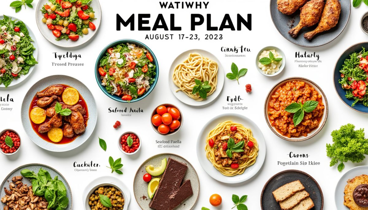 découvrez notre plan de repas hebdomadaire du 17 août 2026 pour une semaine équilibrée, facile à préparer et savoureuse.