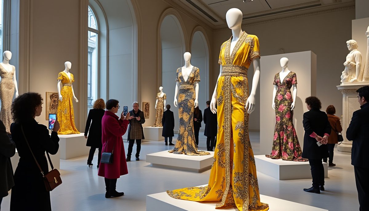 découvrez le reportage culture sur gianni versace, l'icône incontournable de la mode, exposé au musée maillol de paris. plongez dans l'univers flamboyant du célèbre couturier qui a révolutionné le style.