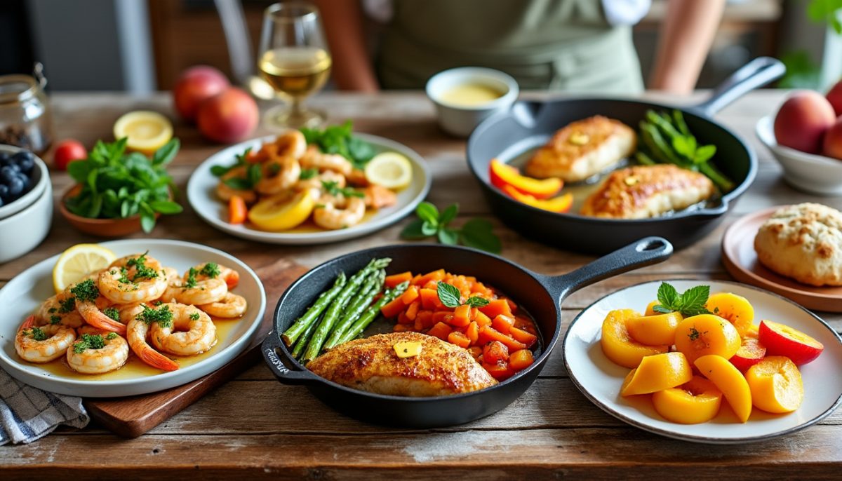 découvrez un dîner express à la poêle aux saveurs lumineuses et beurrées, rapide à préparer et délicieux pour ravir vos papilles en toute simplicité.