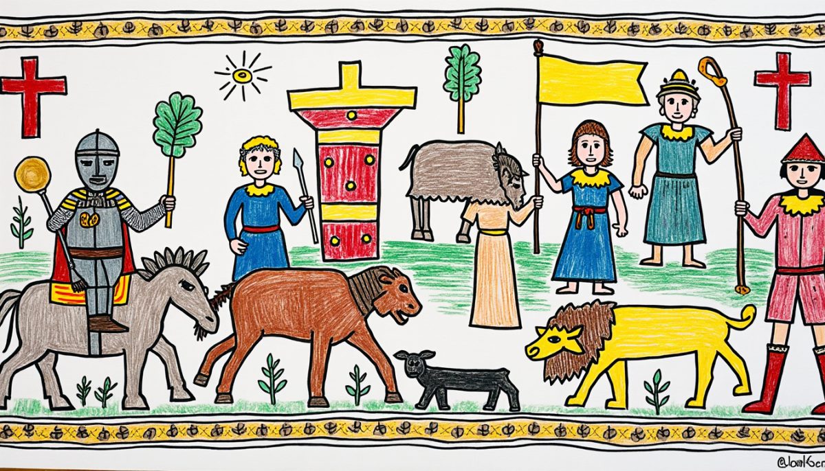 découvrez comment des écoliers britanniques réinventent l'histoire en créant une nouvelle fin pour la tapisserie de bayeux, mêlant patrimoine et créativité pour un avenir réinventé.