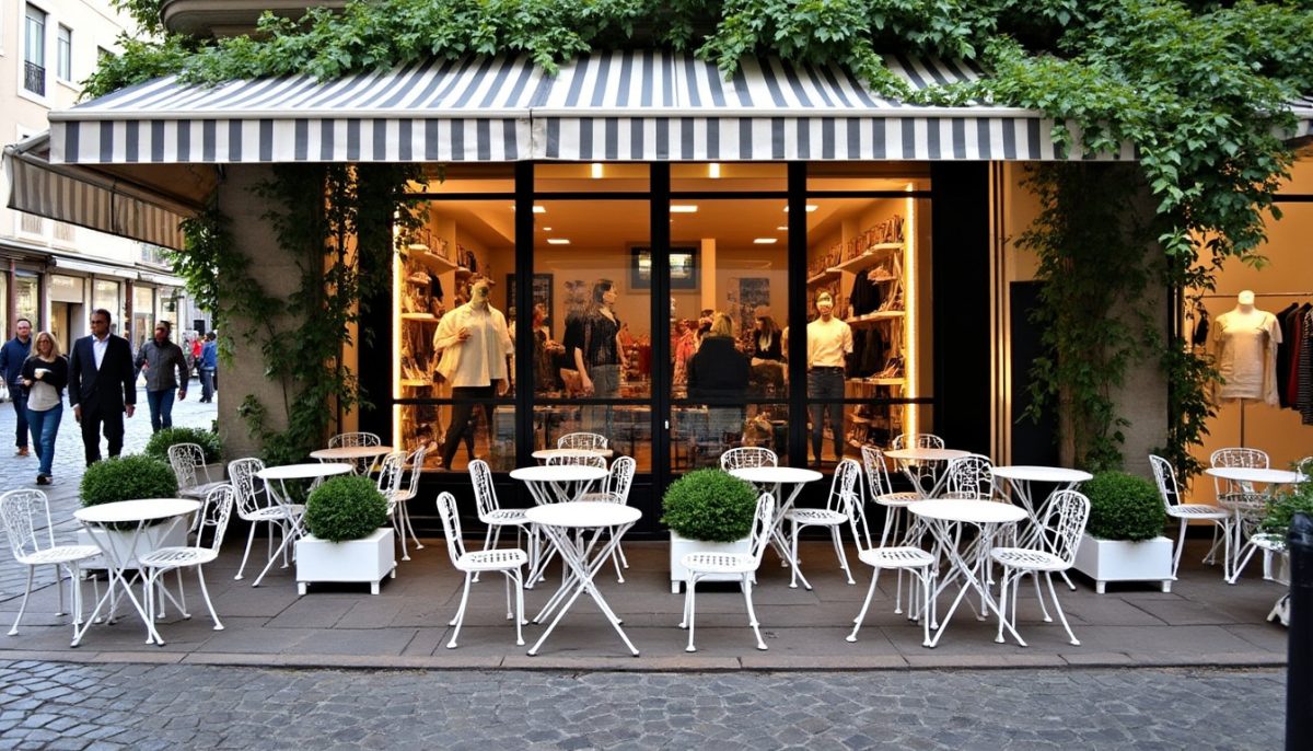 découvrez en exclusivité qui succédera à l'ancien magasin ne : un lieu alliant mode 100 % française et un charmant café en terrasse pour des moments conviviaux.