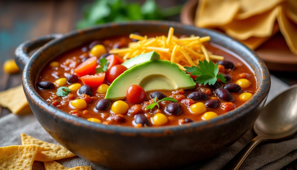 découvrez notre recette rapide et savoureuse de soupe taco, idéale pour réchauffer vos soirées pressées avec un plat réconfortant et plein de saveurs.
