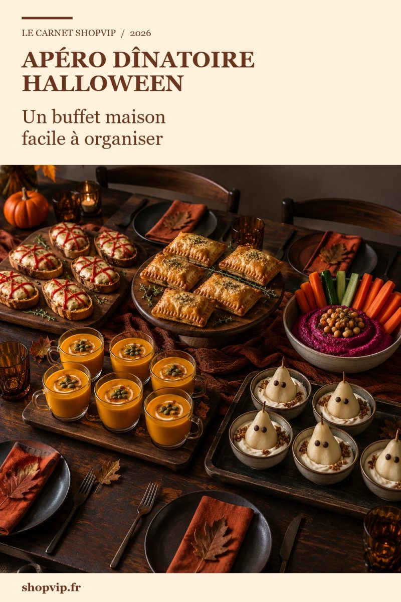 Apéro Halloween 2026 : 5 recettes pour un comptoir de nuit